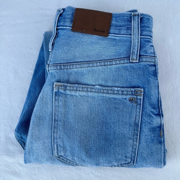 Madewell Blue and Brown Jeans Classic Denim #A1 - Picture 3 of 12